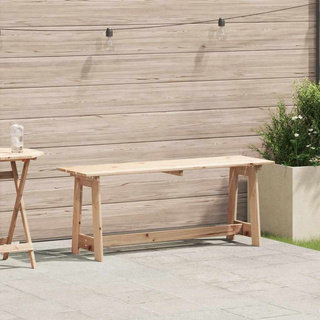Ławka ogrodowa Naturalny 119 x 37 x 47 cm Drewno sosnowe