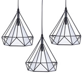 Lampa wisząca Diament Abigali Diamond III L