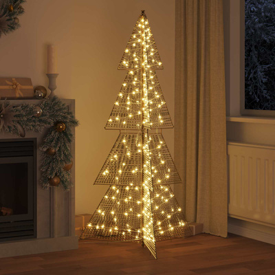 Choinka z 240 diodami LED Ciepła biel 180 cm PET