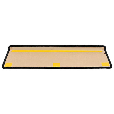 Samoprzylepne nakładki na schody 15 szt. 65x21x4cm czarno-szare