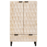Highboard Wykończenie w kolorze białego prania 60 x 33 x 100 cm