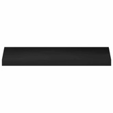 Nakładki na schody 12 szt. 70 x 25 x 2 cm Czarny Drewno bukowe