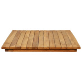 Blat stołu 100 x 50 x 3,5 cm Prostokątny Lite drewno teakowe