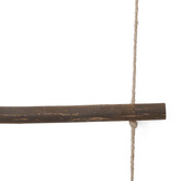 Dekoracja ścienna, drabinka, 50x150 cm, naturalna gałąź