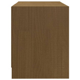 vidaXL Szafka pod TV, miodowy brąz, 80x31x39 cm, drewno sosnowe