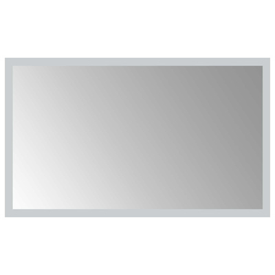 Lustro łazienkowe LED przezroczysty 50 x 30 cm szkło hartowane