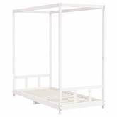vidaXL Rama łóżka dla dzieci, biała, 90x200 cm, drewno sosnowe model standard