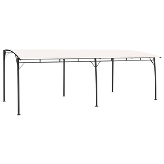 Zadaszenie ogrodowe, 6 x 3 x 2,55 m, kremowe