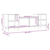 vidaXL Szafka pod TV, biała, 80x36x50 cm, materiał drewnopochodny wariant 14