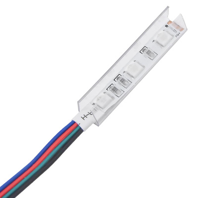 Szafka pod TV z LED, szarość betonu, 140x40x36 cm