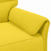 Sofa 100% poliester, metalowa rama, MDF, sklejka