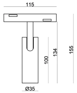 NIKO TRACK MAGNETIC 7W -TUYA CCT SMART ULTL58