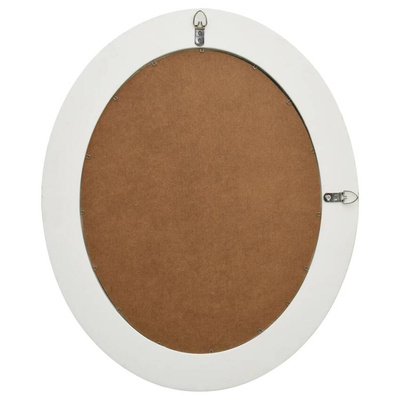 vidaXL Lustro ścienne w stylu barokowym, 50x60 cm, białe