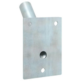 Uchwyt na maszt flagowy Srebrny 10,5 x 7,5 x 2,5 cm Stal