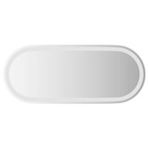 vidaXL Lustro łazienkowe z LED, 90x40 cm, owalne