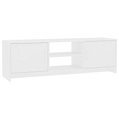 vidaXL Szafka pod TV, biała, 120x30x37,5 cm, materiał drewnopochodny