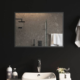 vidaXL Lustro łazienkowe z LED, 70x50 cm