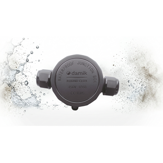 DAMIK ROUND CLOX 02T – IP68 450V Puszka Łączeniowa Hermetyczna Przelotowa