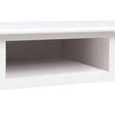 Biurko, białe, 110 x 45 x 76 cm, drewniane vidaXL