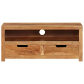 vidaXL Szafka pod TV, 88x35x40 cm, lite drewno akacjowe