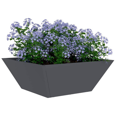 Doniczka ogrodowa 5 pcs Antracyt 40 x 40 x 15 cm