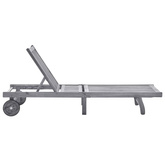 vidaXL Leżak, lite drewno akacjowe