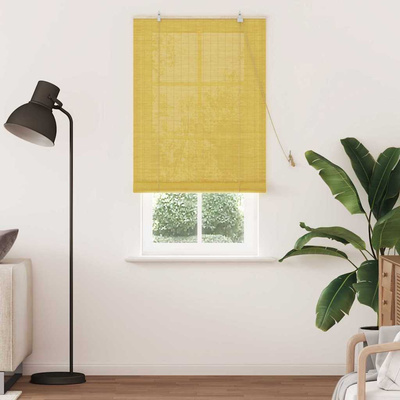 Roleta żółty 90 x 220 cm Bambus