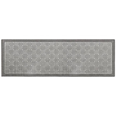 vidaXL Dywan zewnętrzny, szaro-biały, 80x250 cm, dwustronny