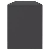 vidaXL Szafka pod TV, szara, 120x30x37,5 cm, materiał drewnopochodny