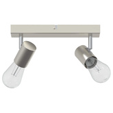 Reflektor sufitowy Nikiel 26 x 6,5 x 11,5 cm Metal