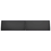 Mur oporowy 4 szt. 100 x 12 x 30 cm Stal Czarny