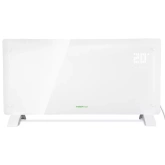 Grzejnik konwektorowy panelowy, szklany Heat GPH-S20DA biały
