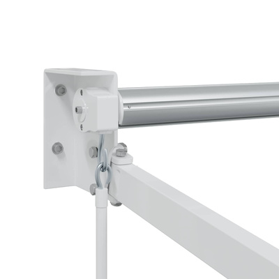 Ręczna markiza chowana Biały 3,5 x 2 m Aluminium