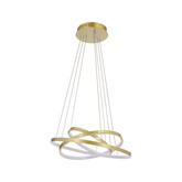 Lampa wisząca LED 60W 50cm złota LUNE 33-76397
