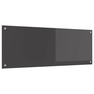 Panel kuchenny Ciemnoszary 110 x 40 cm szkło hartowane