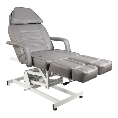 Fotel kosmetyczny elektr. Azzurro 673AS pedi 1 siln. szary 129100