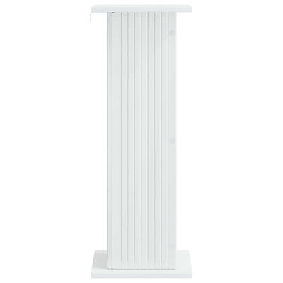 Stojak na rośliny 2 pcs Biały wysoki połysk 30,5 x 30 x 80,5 cm