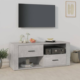 vidaXL Szafka pod TV, szarość betonu, 100x35x40 cm