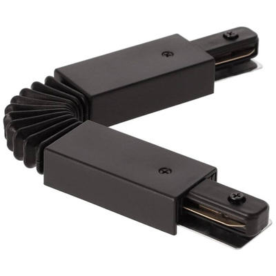 Łącznik elastyczny do szyny, giętki SEVA Flex Connector Black czarny EDO777424 EDO Solutions