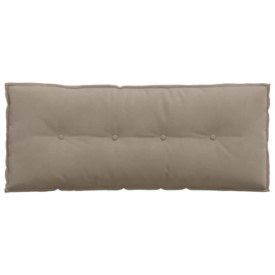 Poduszka na plecy Ciemnoszary 120 x 50 cm Tkanina mikrofibrowa