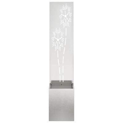 Ekran zapewniający prywatność w ogrodzie Srebrny 32 x 150 cm