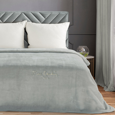 Koc Pier srebrny 220x240