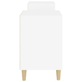 vidaXL Szafka pod TV, biała, 80x36x50 cm, materiał drewnopochodny