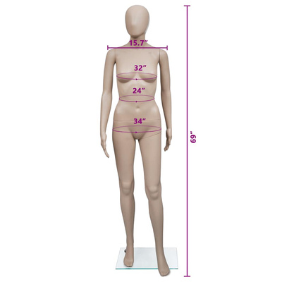 Manekin kobiecy z okrągłą głową