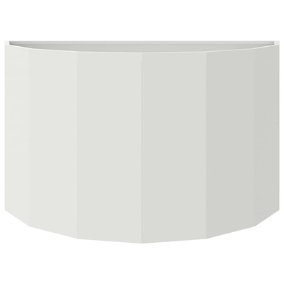 Donica Biały 90 x 45 x 50 cm Stal