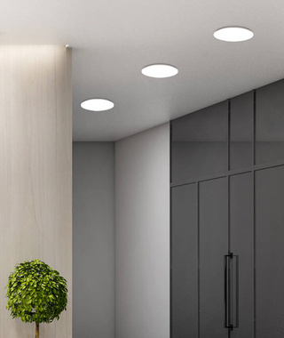 Plafon LED biały 12W 4000K Mega 12-75048