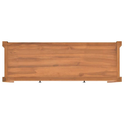 vidaXL Szafka pod TV z szufladami, 120x40x45 cm, lite drewno tekowe