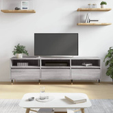 vidaXL Szafka pod TV, szary dąb sonoma, 150x30x44,5 cm wariant 5