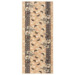 Chodnik dywanowy, BCF, beżowy, 100x250 cm vidaXL