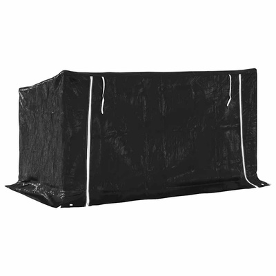 Stojak na drewno opałowe z drutem stalowym, 200,5x100,5x110,5cm